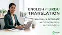 be your certified english urdu translator