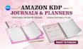 design mental health journal, wellness planner, worksheet, tracker checklist kdp