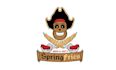 design premium mascot skull food vendor logo
