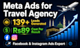 create and manage meta ads with video creatives for your travel agency