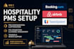 setup your hotel pms, booking, airbnb and ota listings