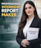 write a professional internship report, summary, or logbook