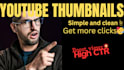 design simple and clean youtube thumbnails