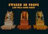 create stylised 3d game prop