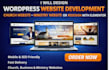 design wordpress webseite development, church website or redesign with elementor