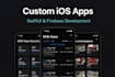 develop a custom ios app using swiftui and firebase