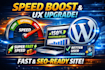 optimize your wordpress website speed and UX for better SEO