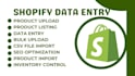 do shopify product upload data entry product listing import product