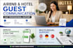 be your professional airbnb co host and hotel guest manager