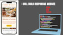 build responsive website using HTML CSS react