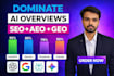 optimize monthly website GEO SEO aeo, local and off page backlink building