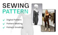provide a digital sewing pattern, pattern grading, clo3d designs
