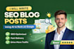 write SEO blog posts with ai
