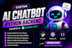 build advanced ai chatbot using gemini API, python backend