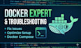 fix your docker container issue or deploy your app correctly