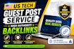 publish US tech guest post service with high authority backlinks