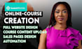design learnworlds website, learnworlds online course website, kajabi website