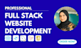 build or design custom website as a full stack website developer
