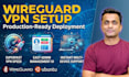 deploy a secure, fast wireguard VPN server, site to client