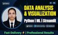 do data analysis and visualization using python