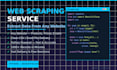 scrape data from any website and deliver CSV file