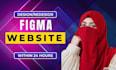 do figma website design, website UI UX design, figma design, website mockup