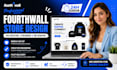 build a professional fourthwall merch store for creators
