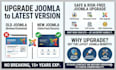 upgrade joomla to latest version without breaking your site