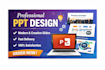 create attractive and modern PPT presentation slides