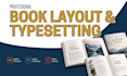 design professional book layout and print ready files