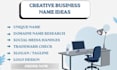 create modern business names, slogans, and logo concepts