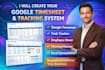 create google timesheet excel sheet task tracker employee sheet meeting planner