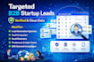 provide targeted b2b startup leads with verified emails for outreach