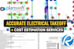 do electrical quantity takeoff and cost estimation