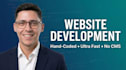 build a custom website in HTML, CSS, javascript