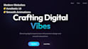 design a modern aesthetic website with smooth animations