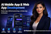 ai mobile app development flutter app ios android app ai web app ai chatbot