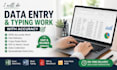 do data entry and typing work with  accuracy