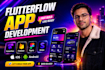 do flutterflow app development as flutterflow developer