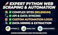 do professional web scraping, data extraction, and python automation