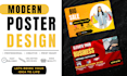 design modern professional posters