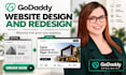 do godaddy website design godaddy website redesign, fix systeme io website