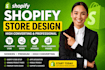 build, design or redesign  shopify website, shopify store design,ecommerce store