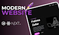 build responsive react or next js website with API integration