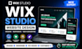 design wix studio website, wix website, wix ecommerce website
