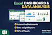 create professional excel dashboard and data analysis report