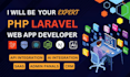 develop custom laravel web application with admin panel
