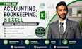 do accounting, bookkeeping, and excel financial tasks professionally