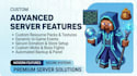set up advanced minecraft server features