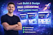build and design a high converting saas landing page